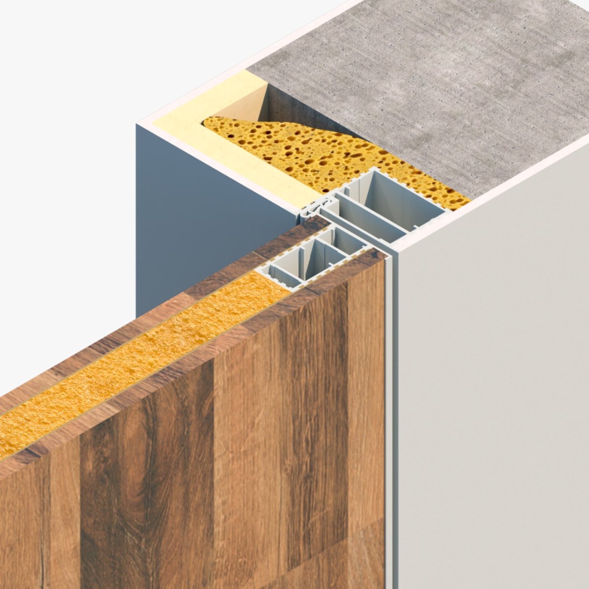 Профиль алюминиевый для скрытых дверей MP-39 MP-3748