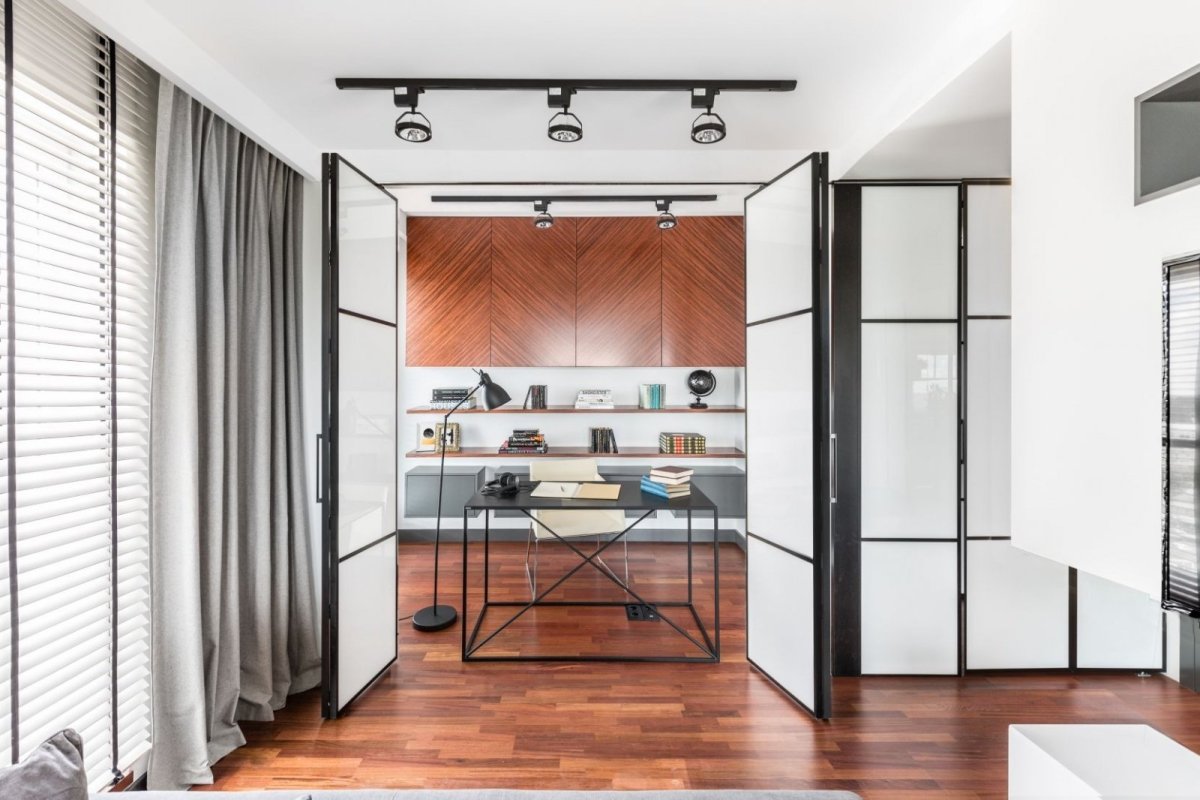 Дверь гармошка лофт