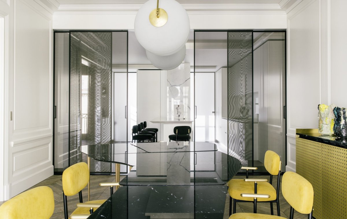 Стеклянные перегородки в интерьере