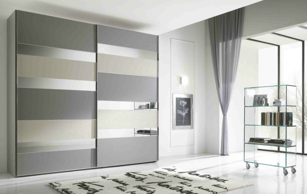 Шкаф купе Premium Zola grafit v131