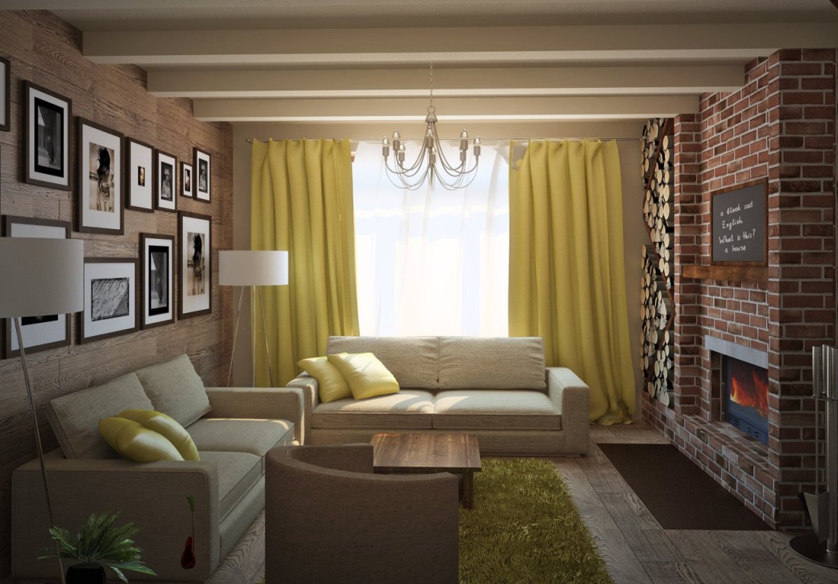 Маленькая уютная гостиная