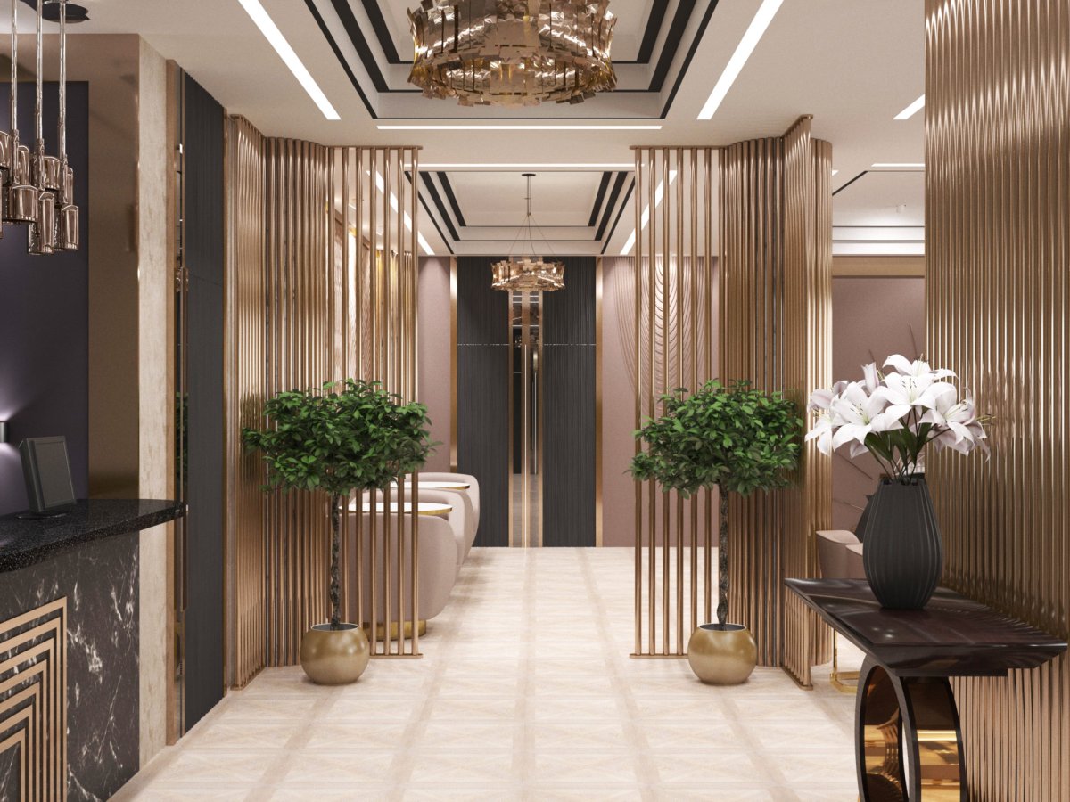 Ар деко интерьер Холл