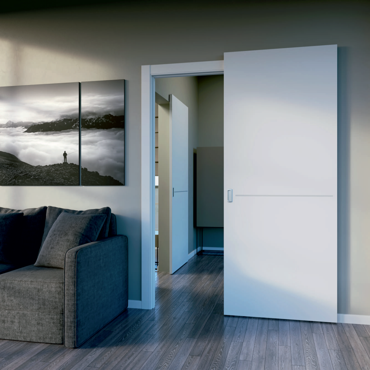 Сдвижная дверь Инвизибл