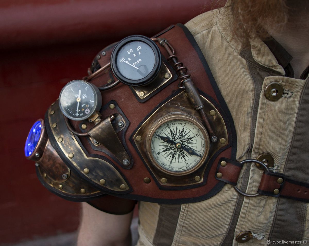 Стимпанк наплечник