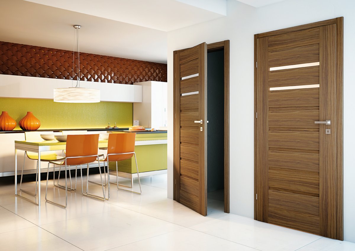 Двери из шпона