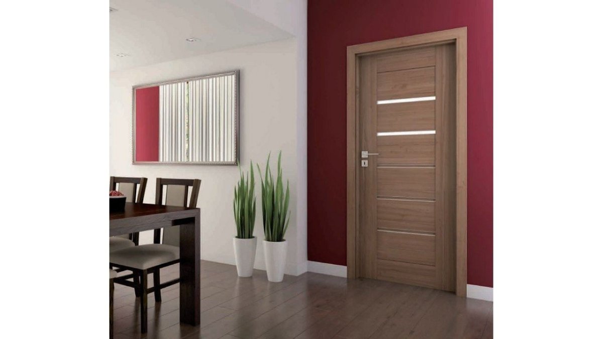 Ламинированная дверь в интерьере