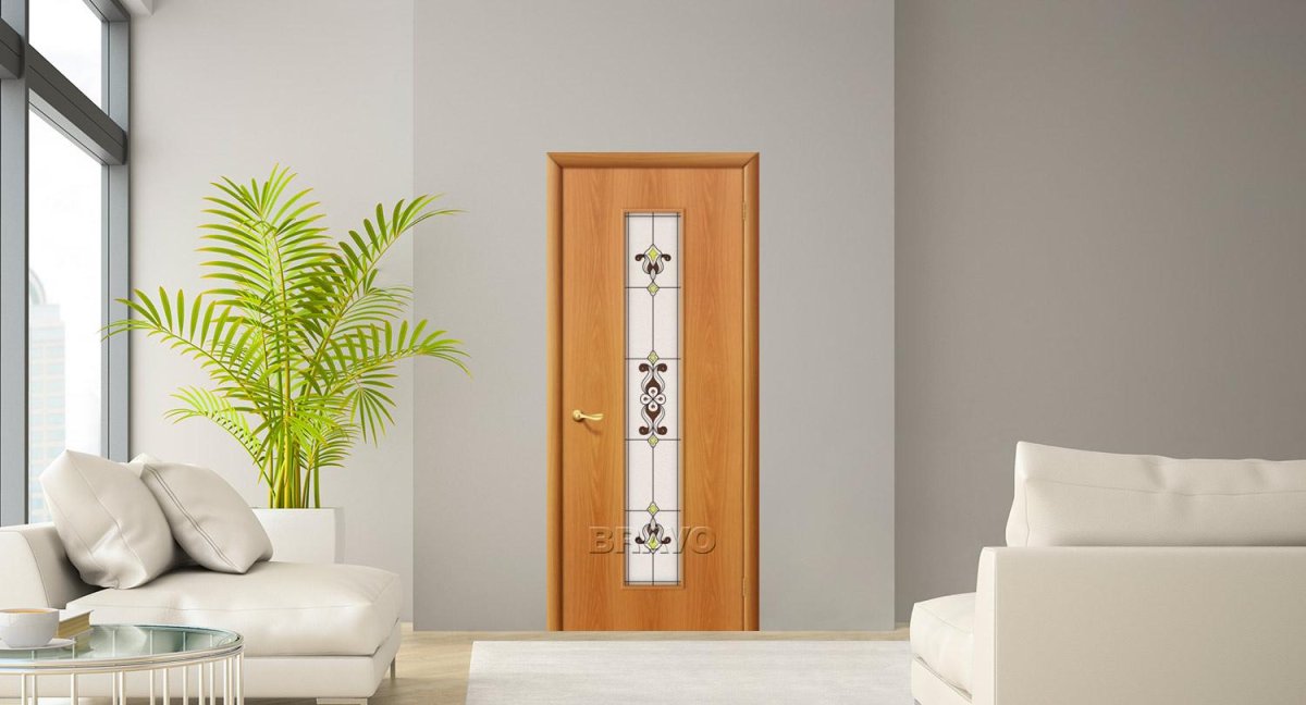 Ламинированная дверь в интерьере