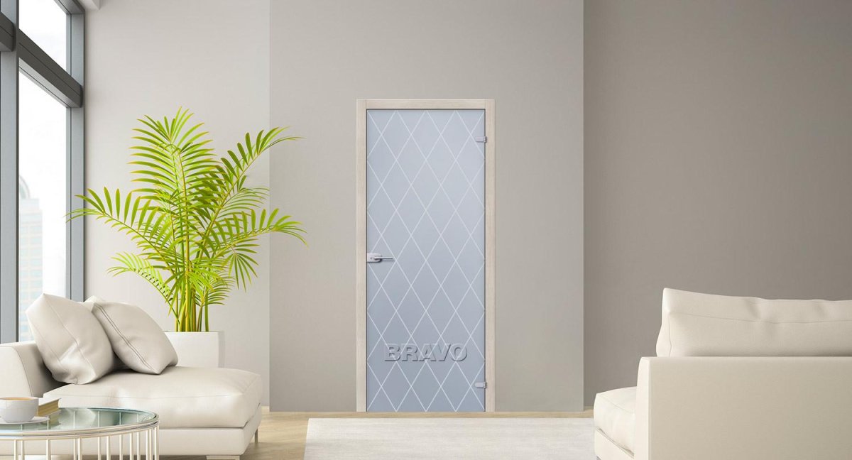 Двери Диана белое Сатинато