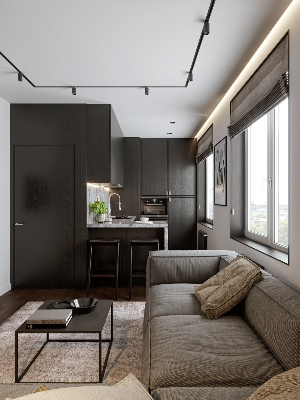 Евродвушки в стиле лофт