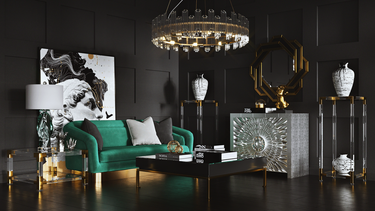 Корона в интерьере