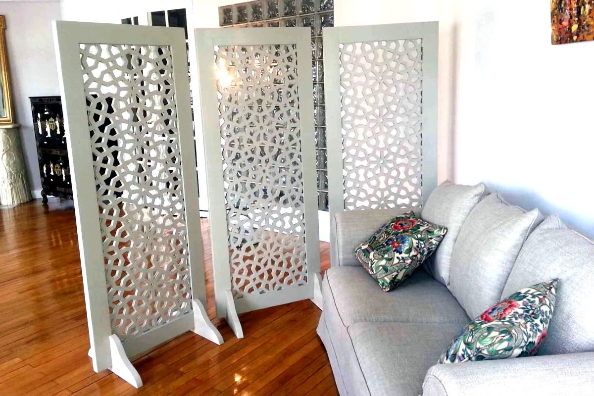 Ширмы для зонирования пространства в комнате