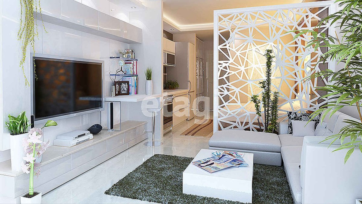 Перегородки для зонирования квартиры студии