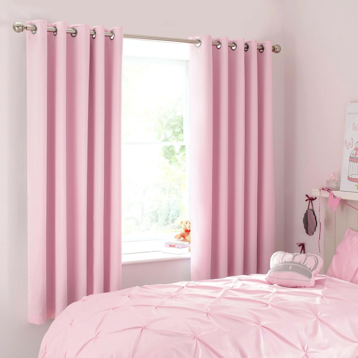 Шторы в спальню для девочки