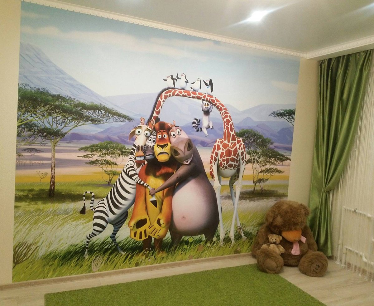 Роспись стен в детской для мальчика