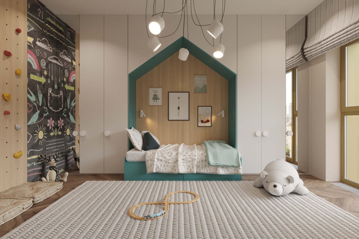 Детская в нейтральных оттенках