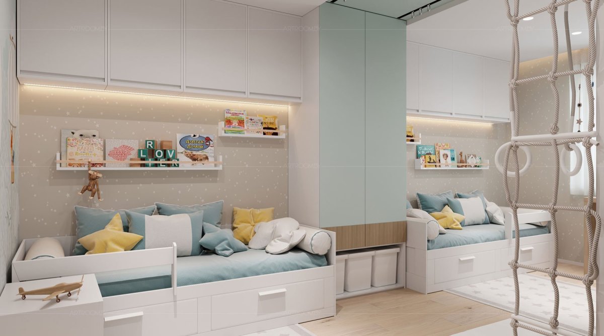 Комната для разнополых двойняшек