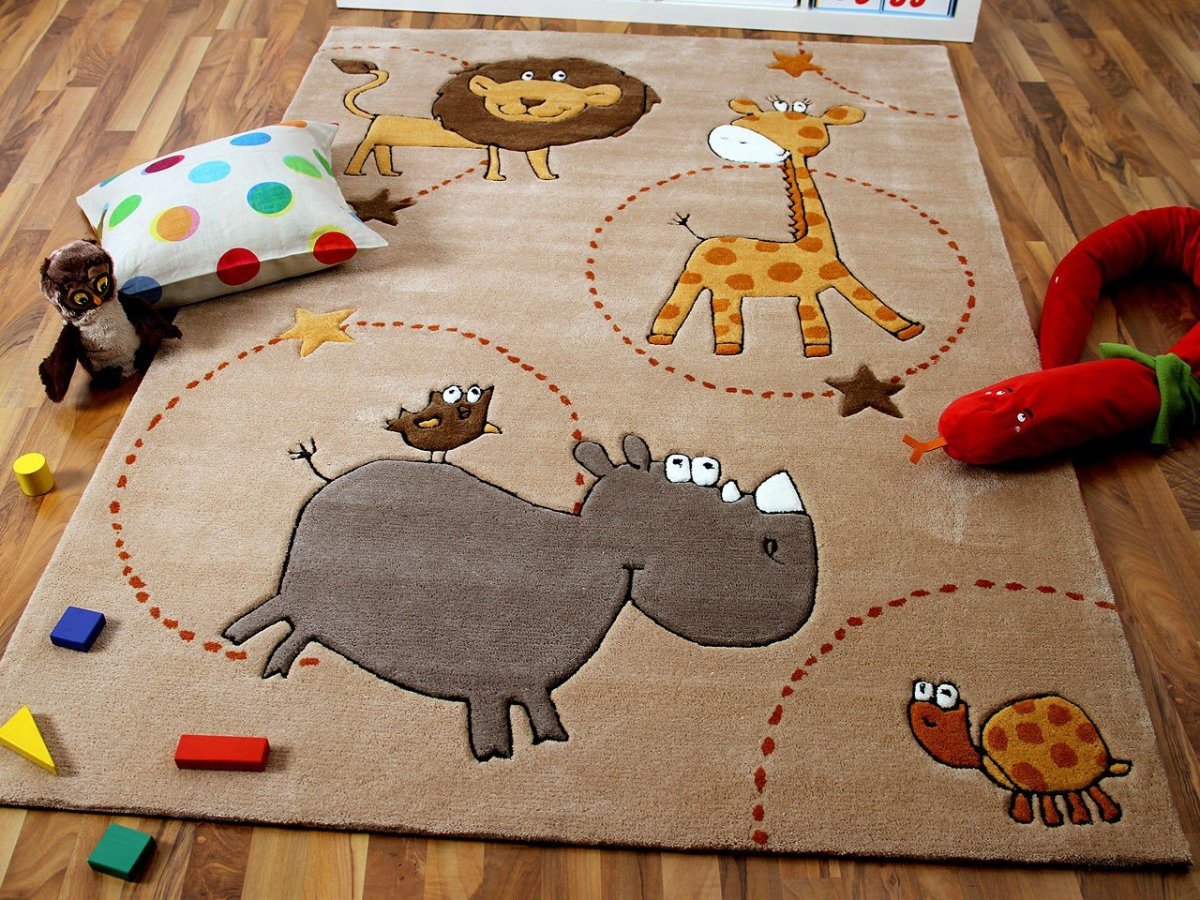 Ковер детский с животными