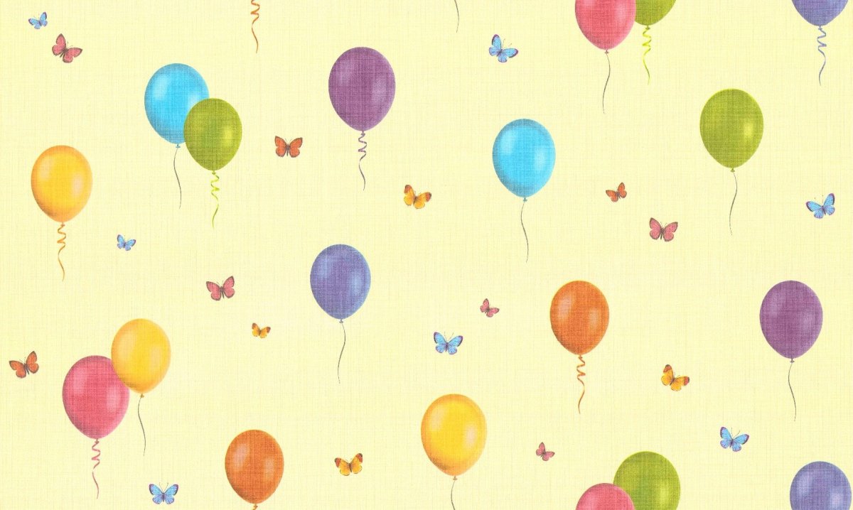 Обои с шарами для детской