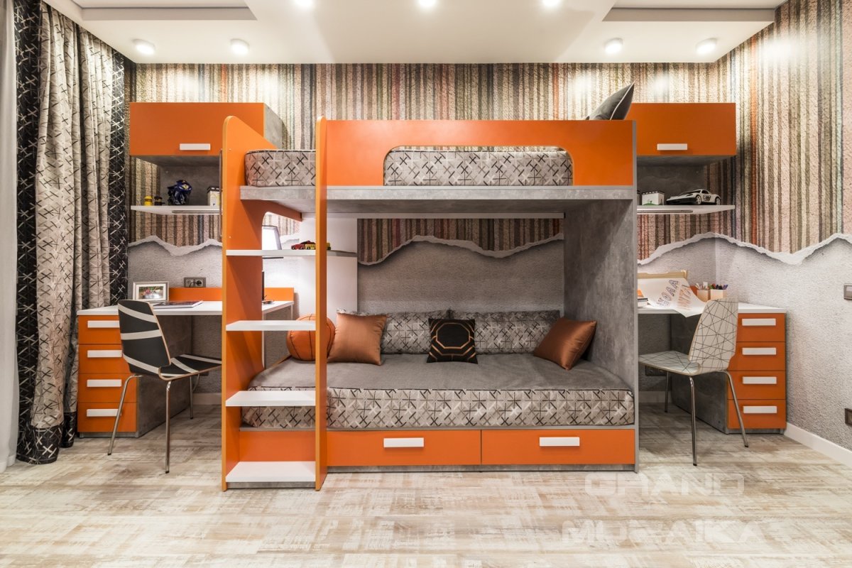 Детскую комнату для двоих