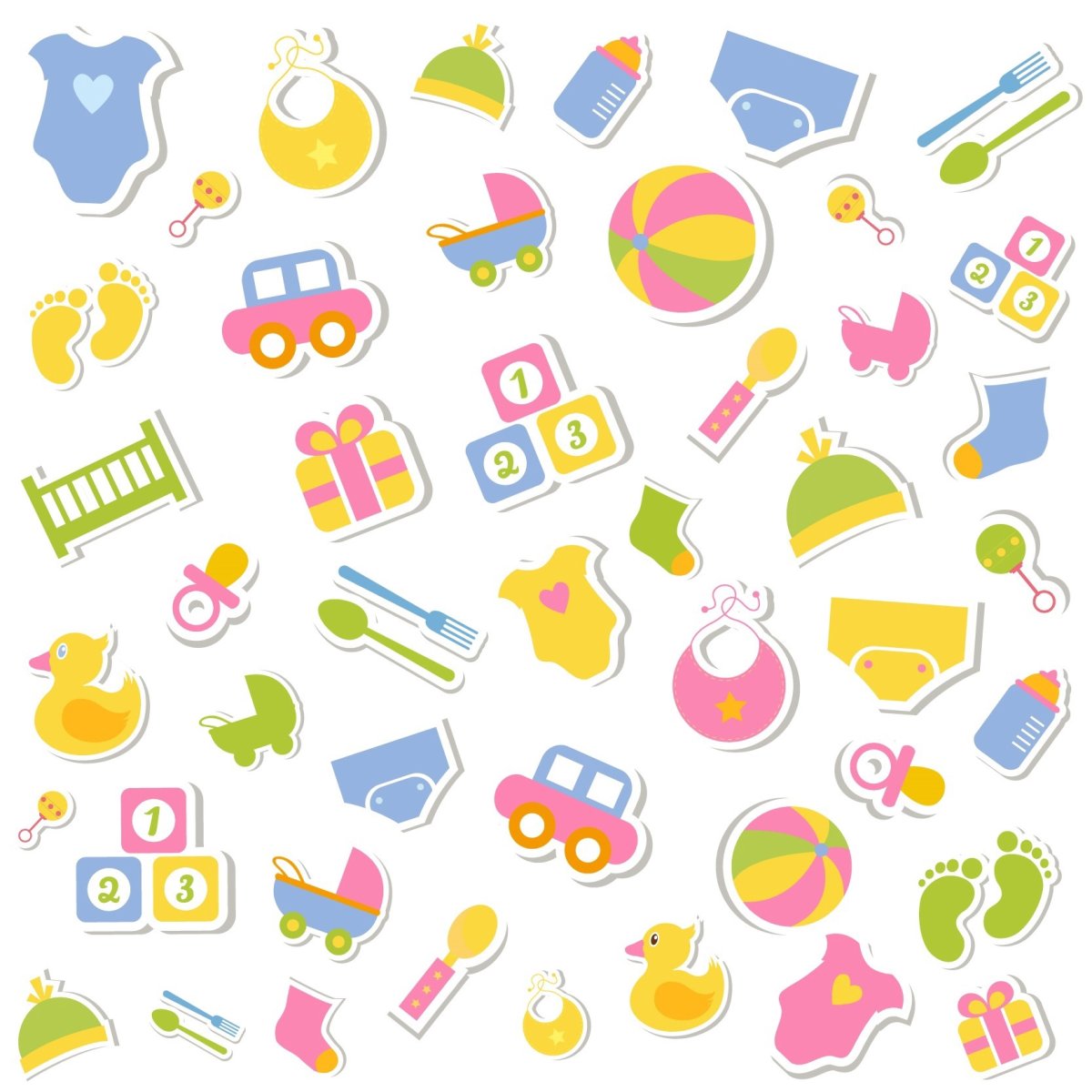 Детские игрушки фон