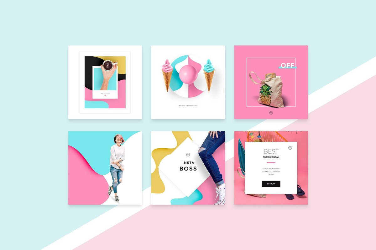 Макет для инстаграма