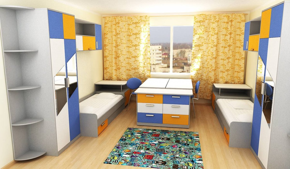 Мебель в детскую комнату для двоих детей