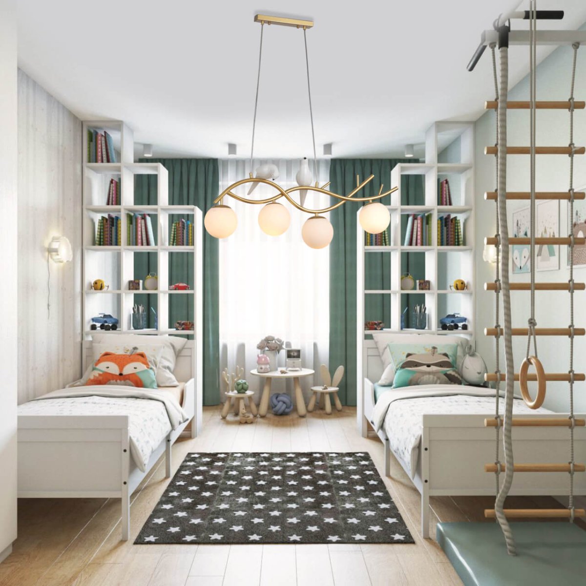 Детская мебель для двоих разнополых детей