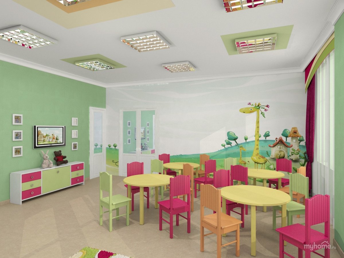 Интерьер детского сада