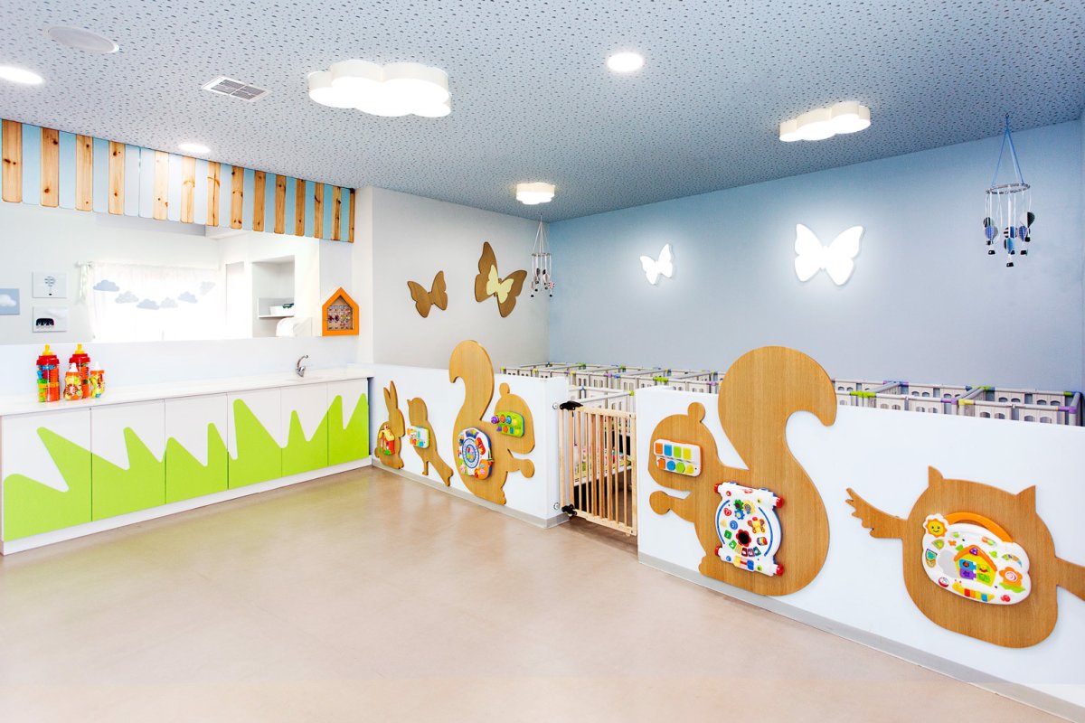 Рекреационные зоны в детском саду