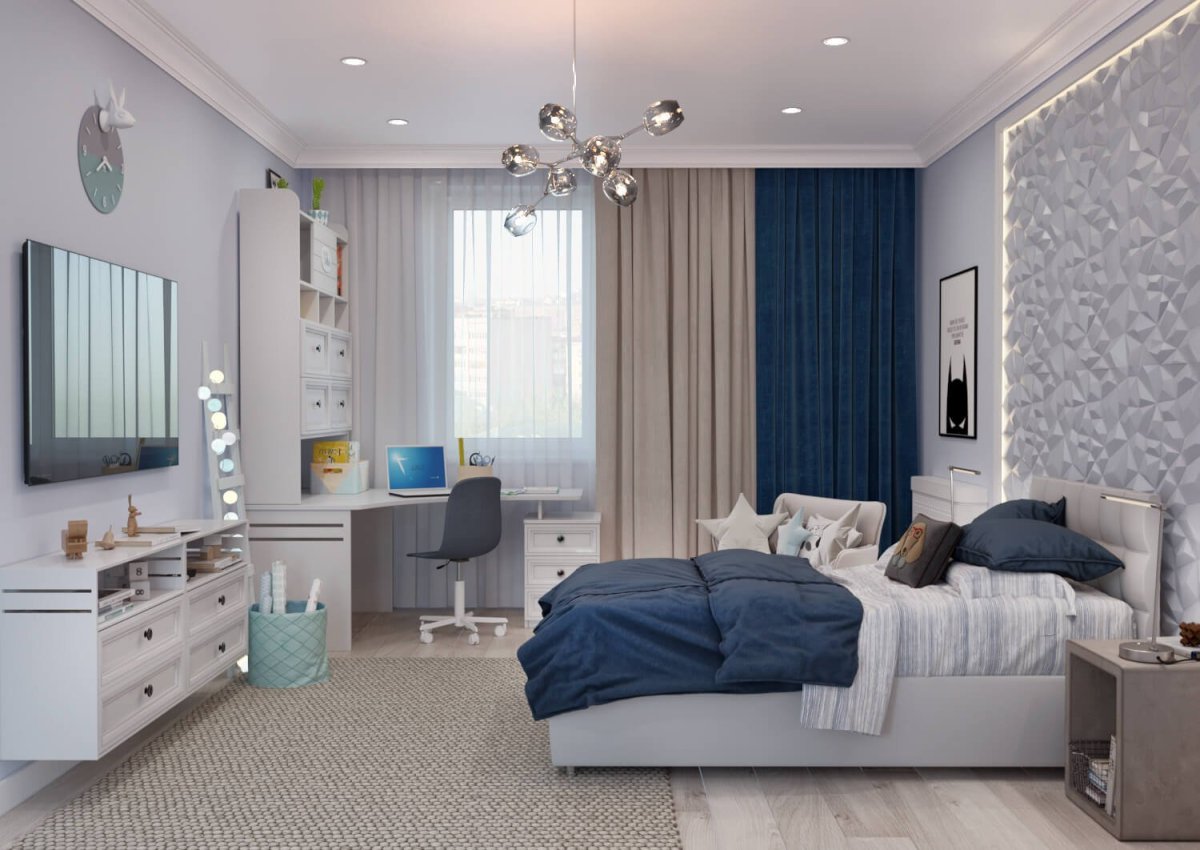 Интерьер детской для подростка