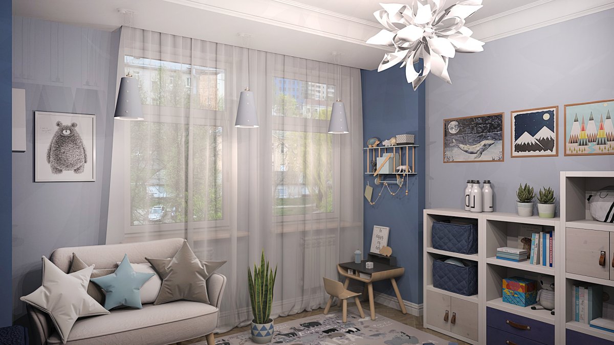 Дизайн детской комнаты для мальчика
