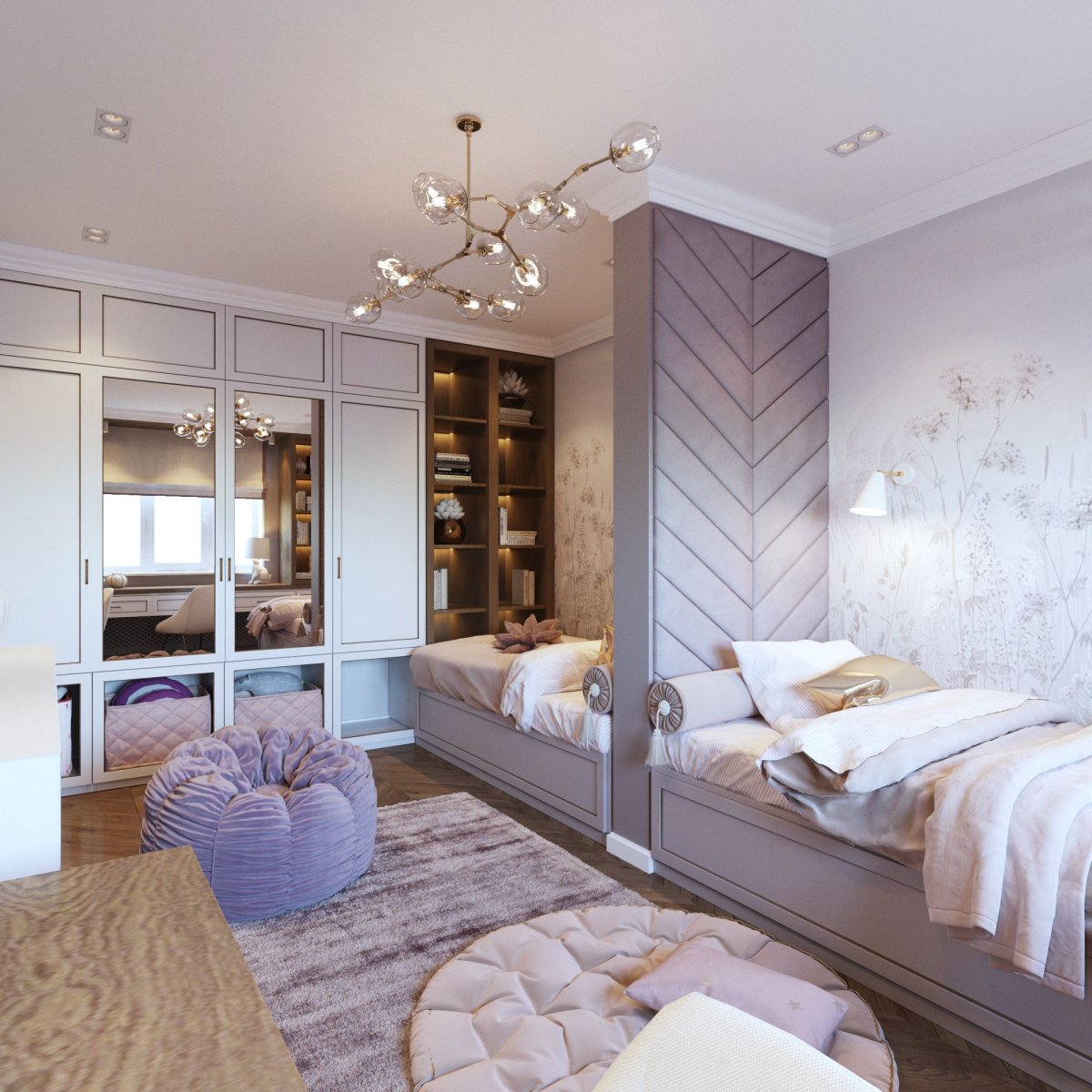 Комната длядаух девочек