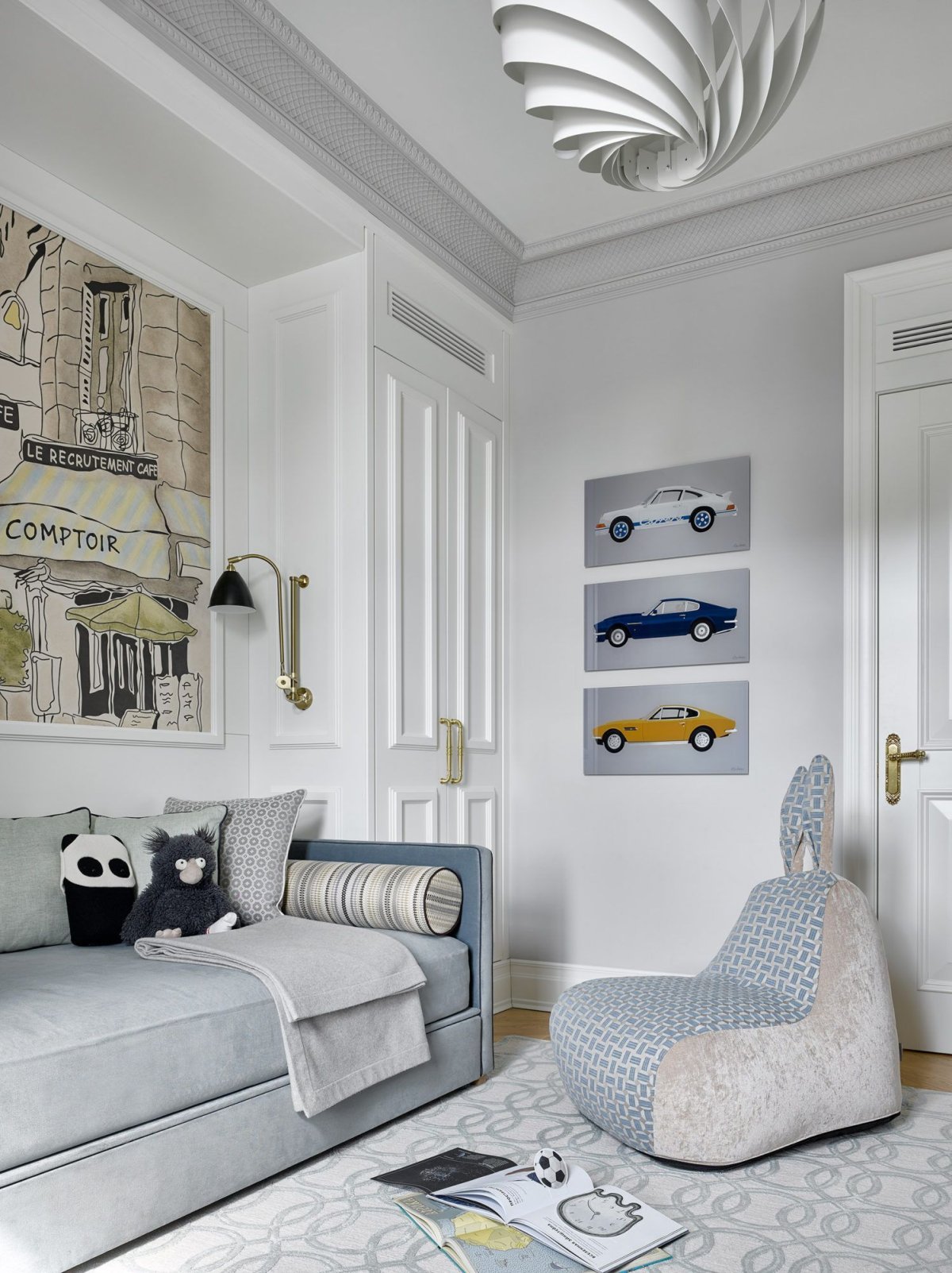 Дизайн детской для мальчика Неоклассика