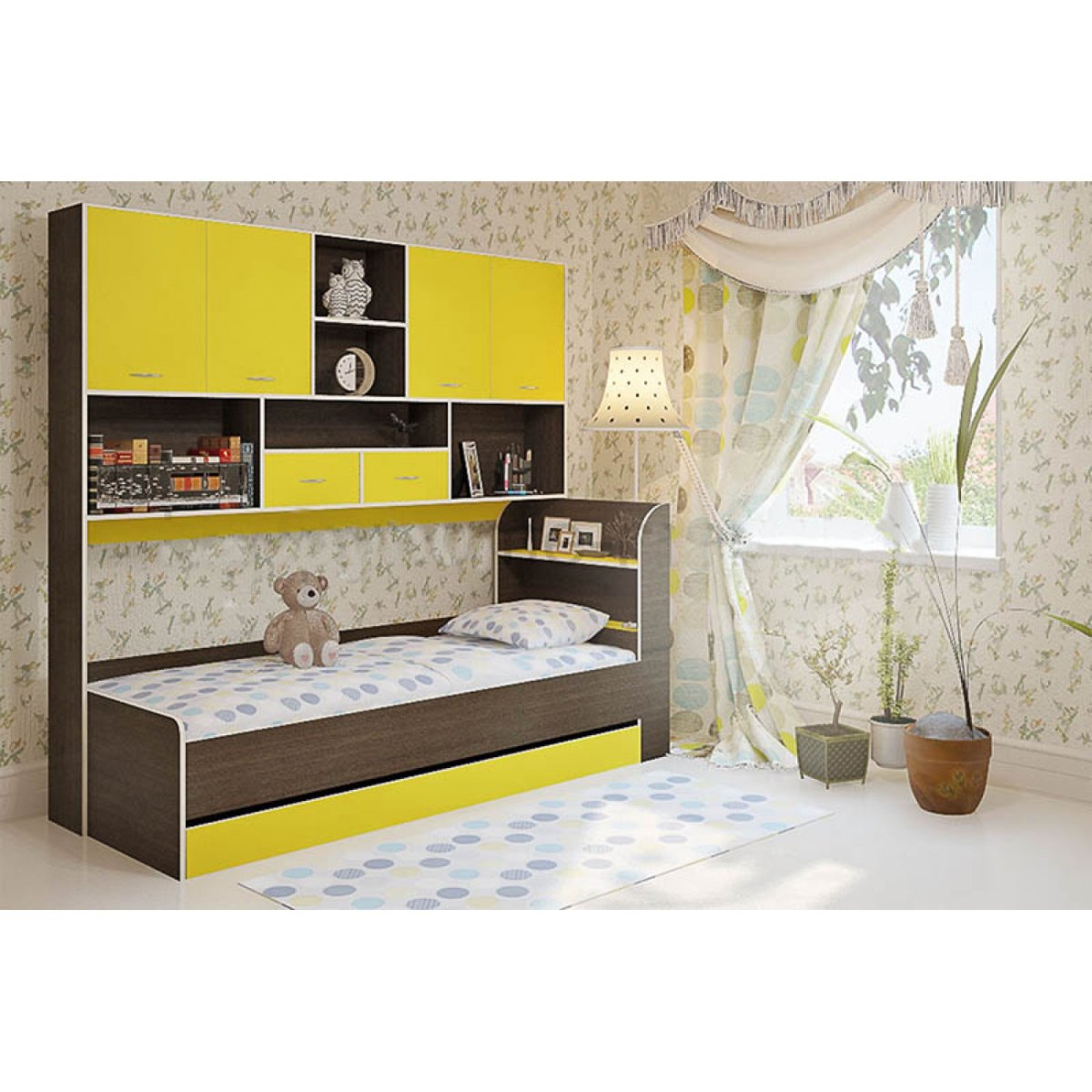 Бамбини 10 кровать двухъярусная