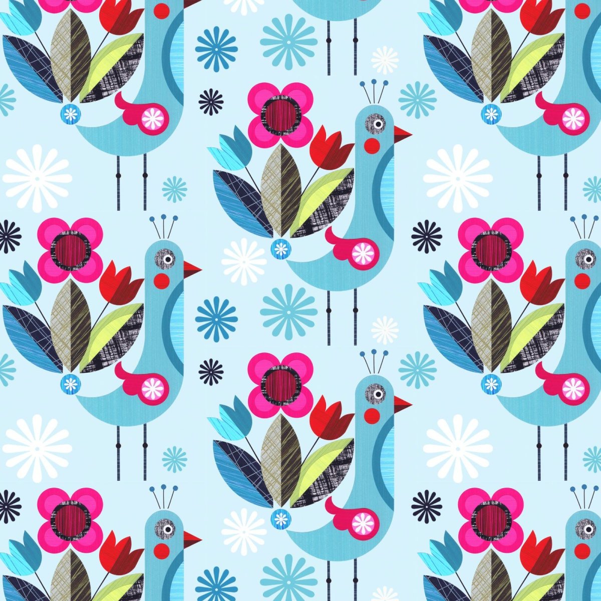 Flower Design Textile