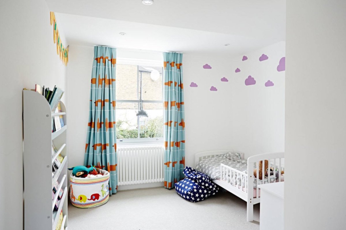 Необычные шторы для детской