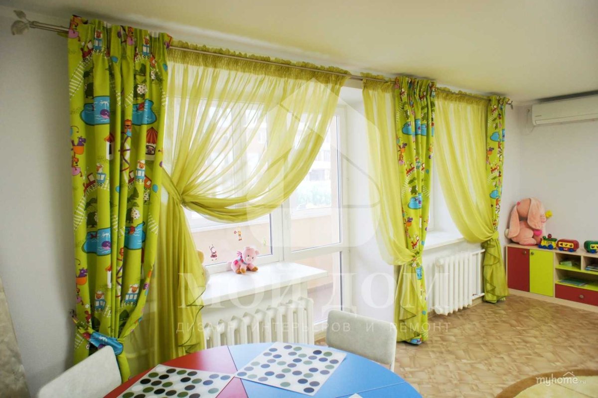 Шторы в детский сад в спальню