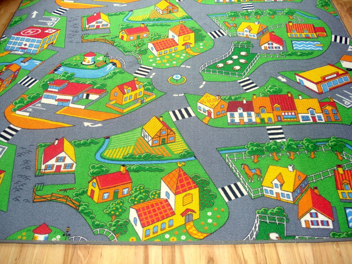 Детский ковер «дороги» (2,5x3.5 м)
