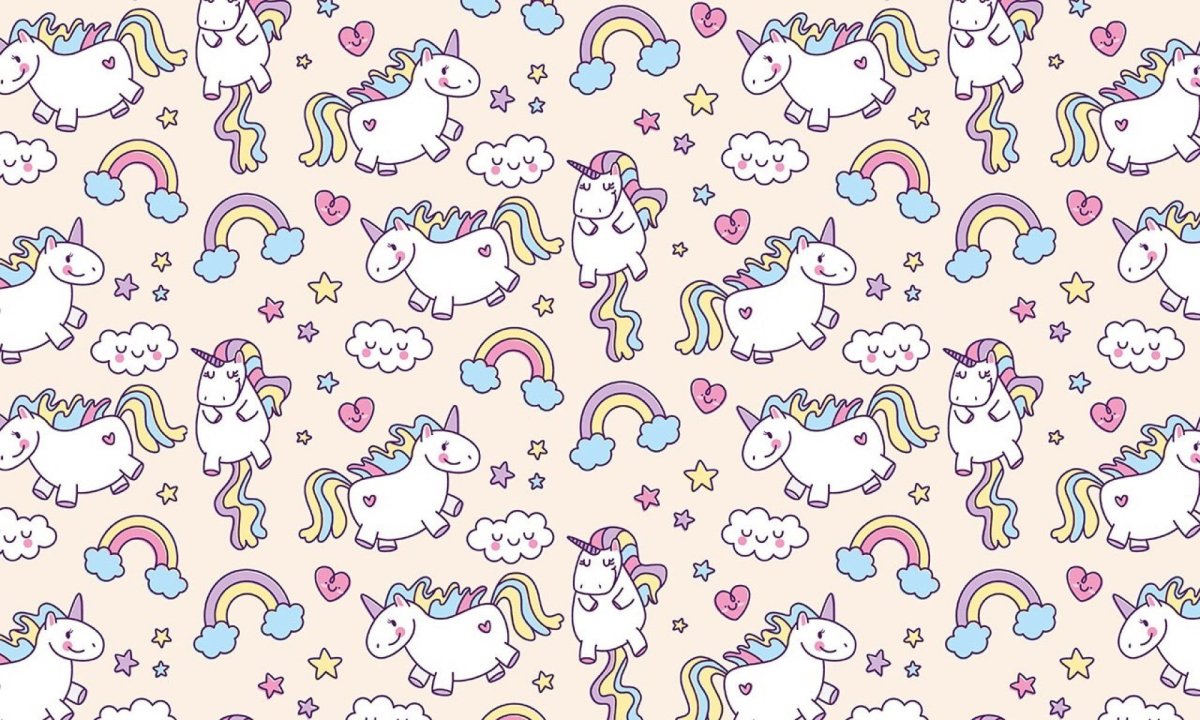Фон с единорогами