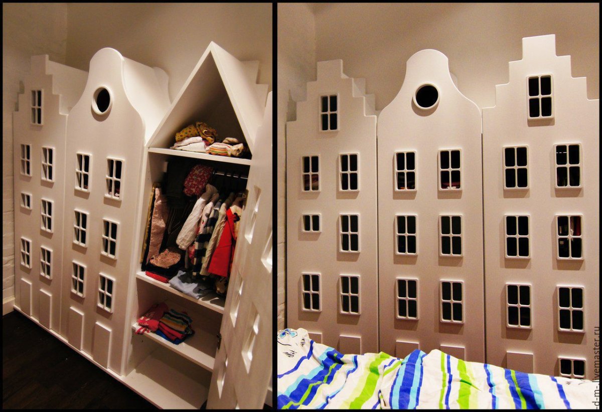 Голландские домики шкафы