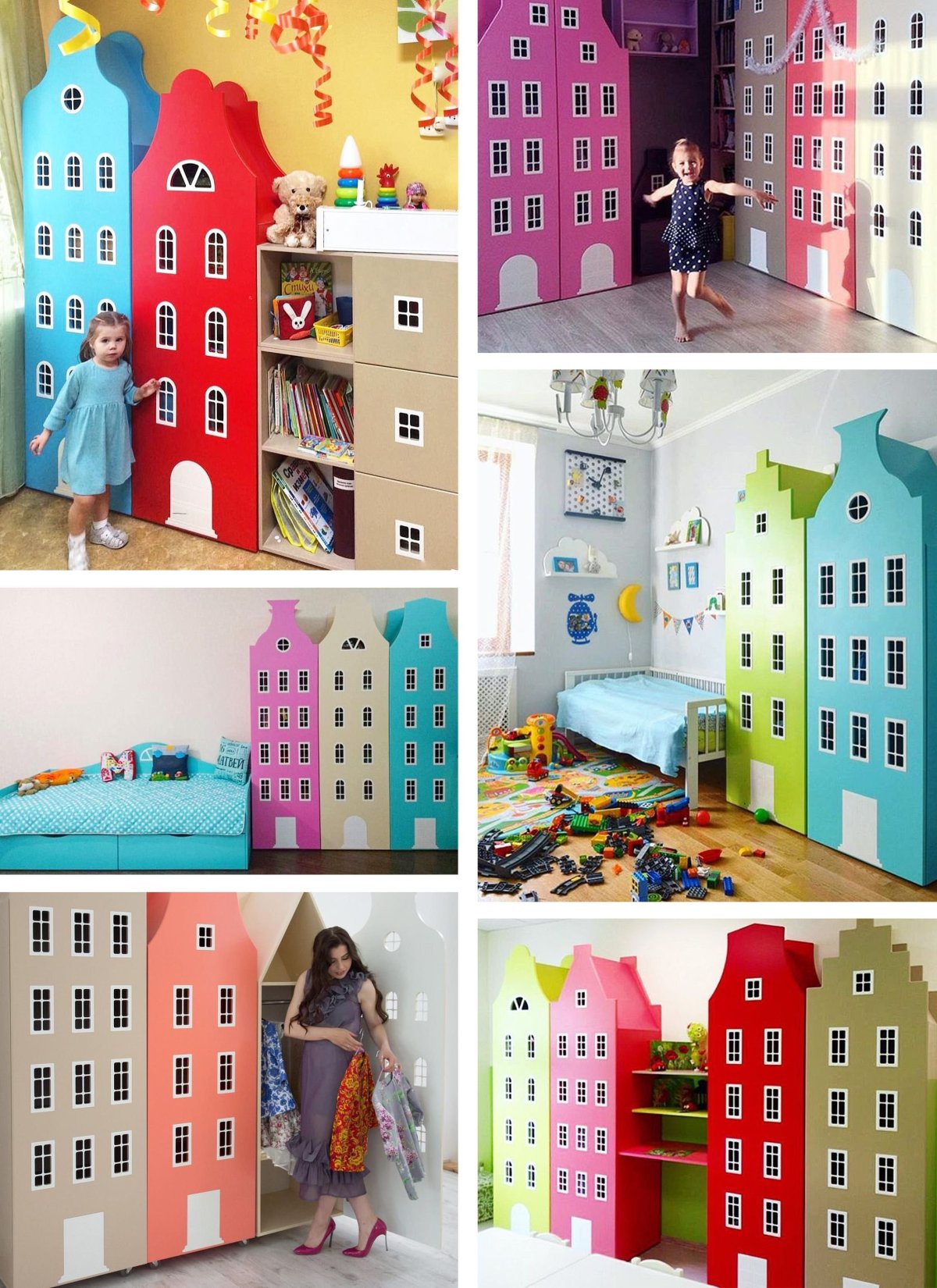 Детский шкаф домик "Гданьск +"