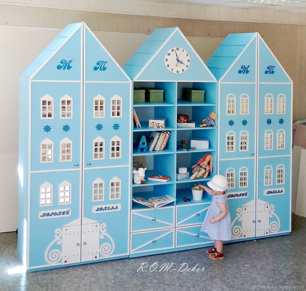 Детские шкафчики домики