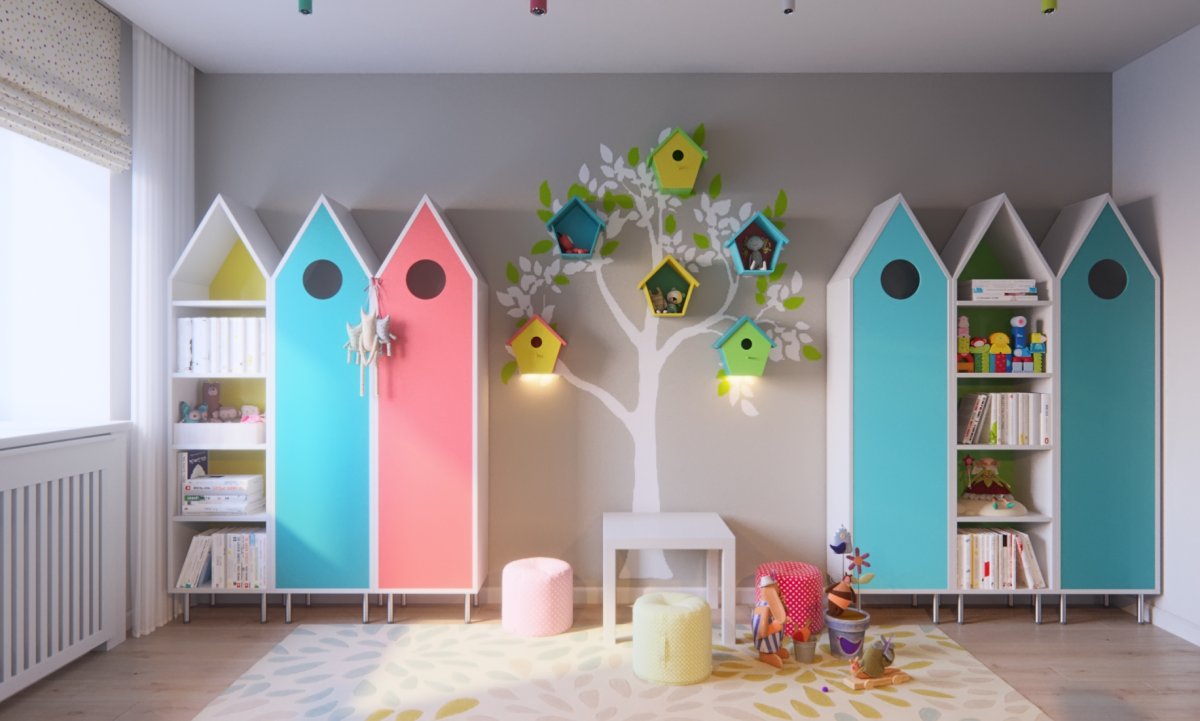 Необычная детская мебель для детсада