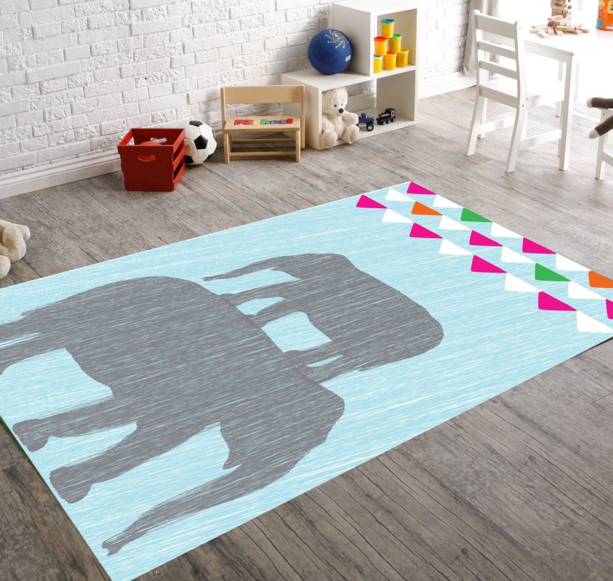 Rug for a Baby to Colour