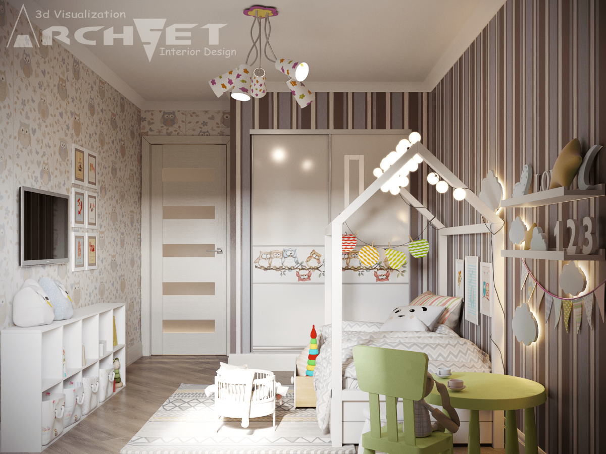 Детская в нейтральных оттенках