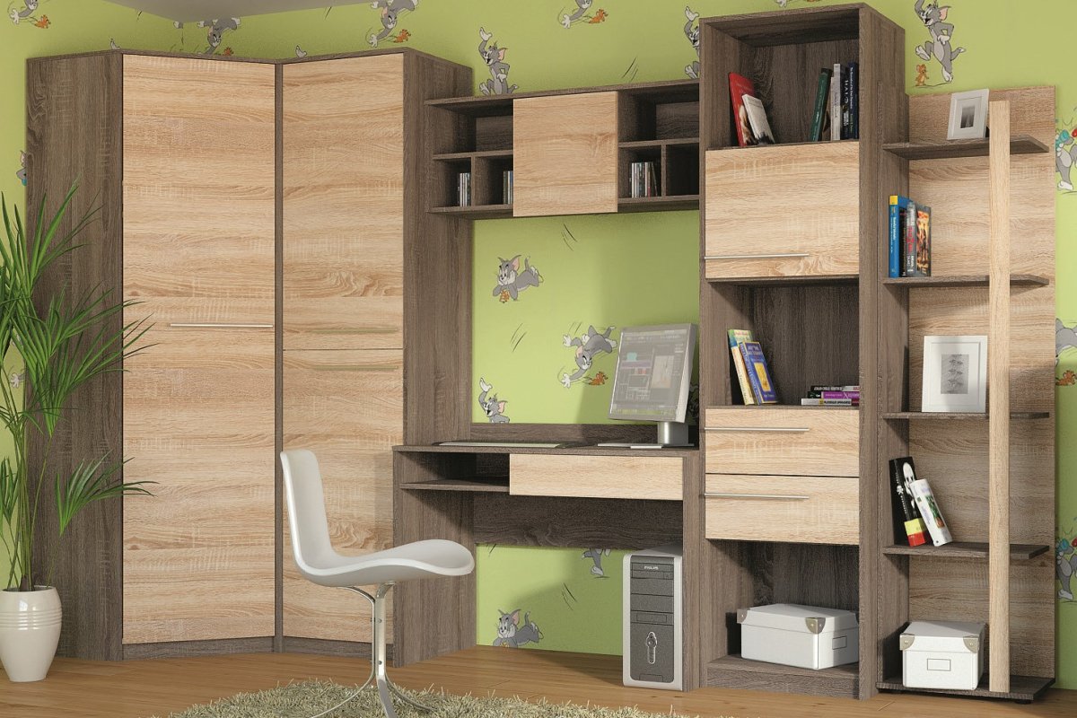 Молодежная модульная мебель МДК 4.11 Корвет