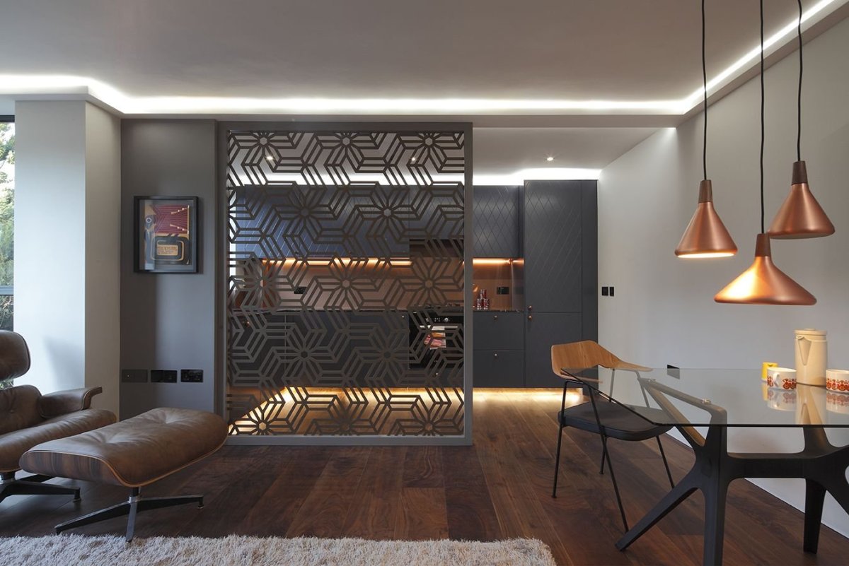 Декоративные перегородки из металла