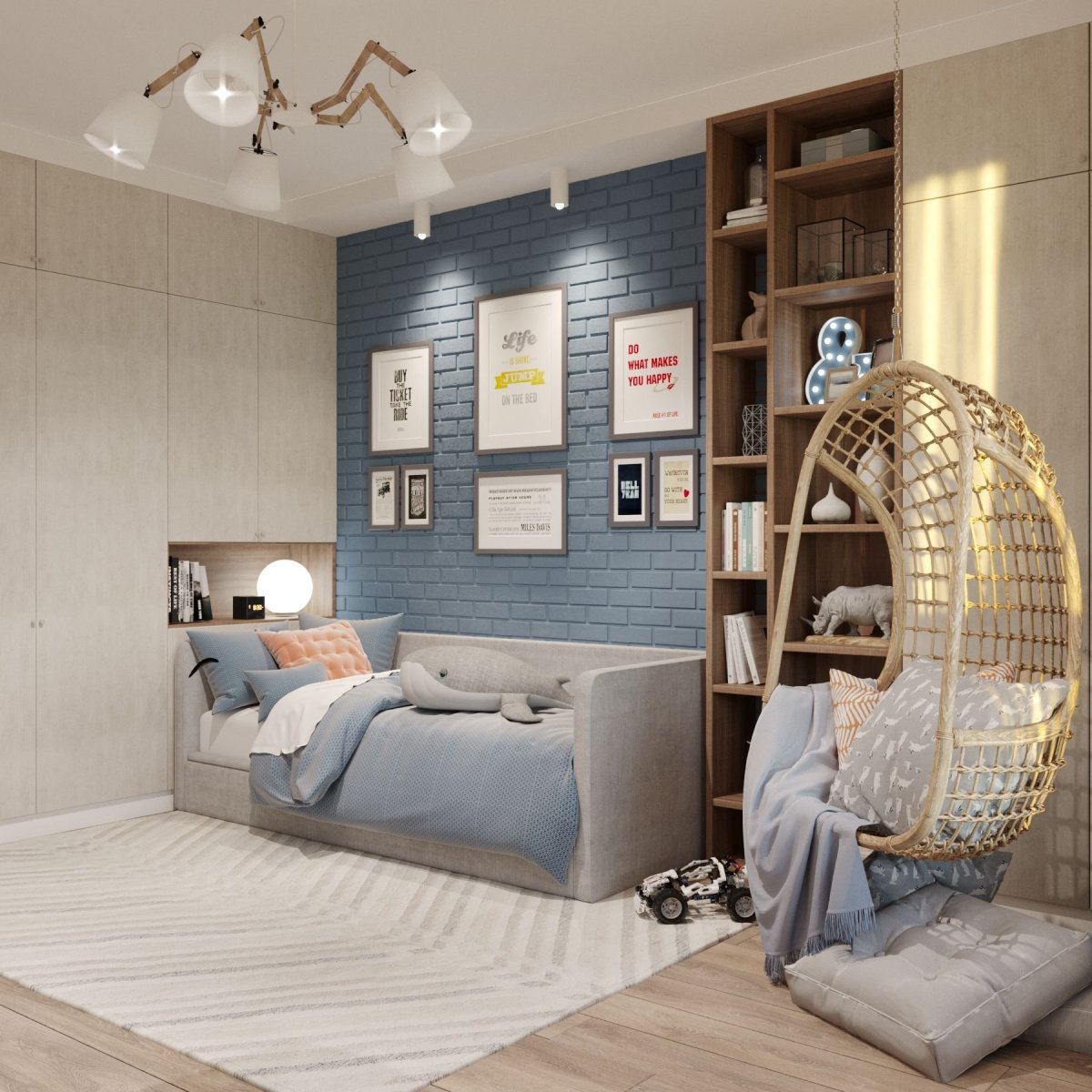 Стильная детская для мальчика