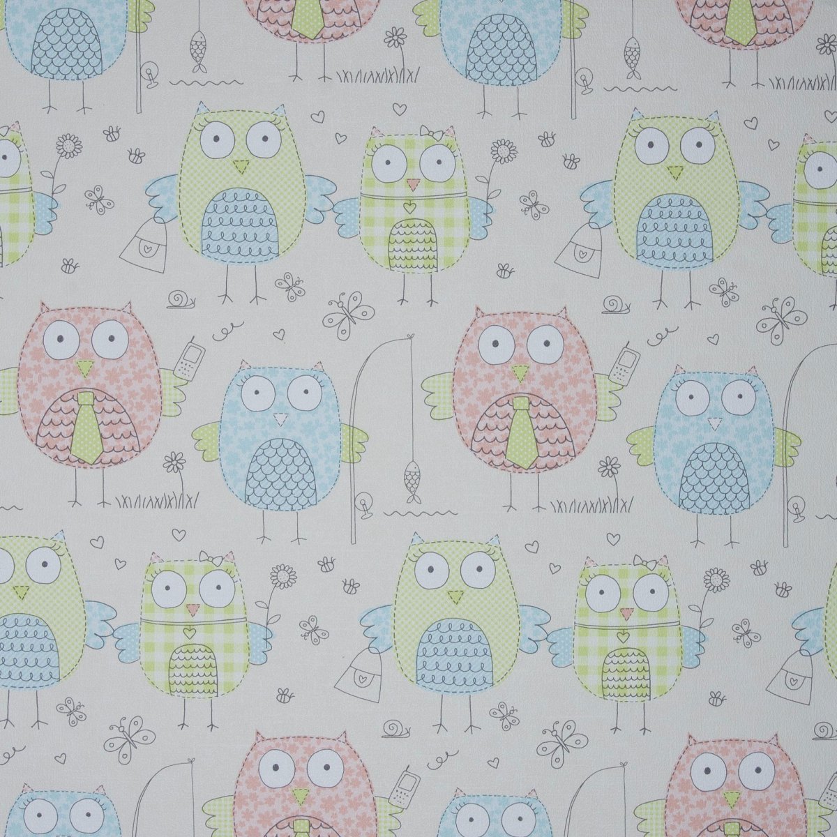 Обои с совами для детской