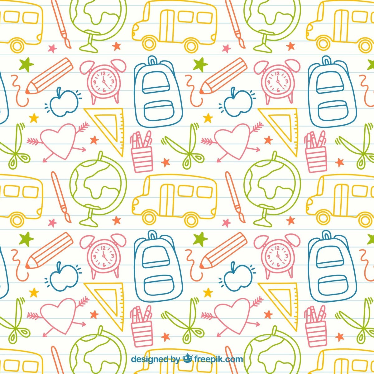 Школьные векторные фоны